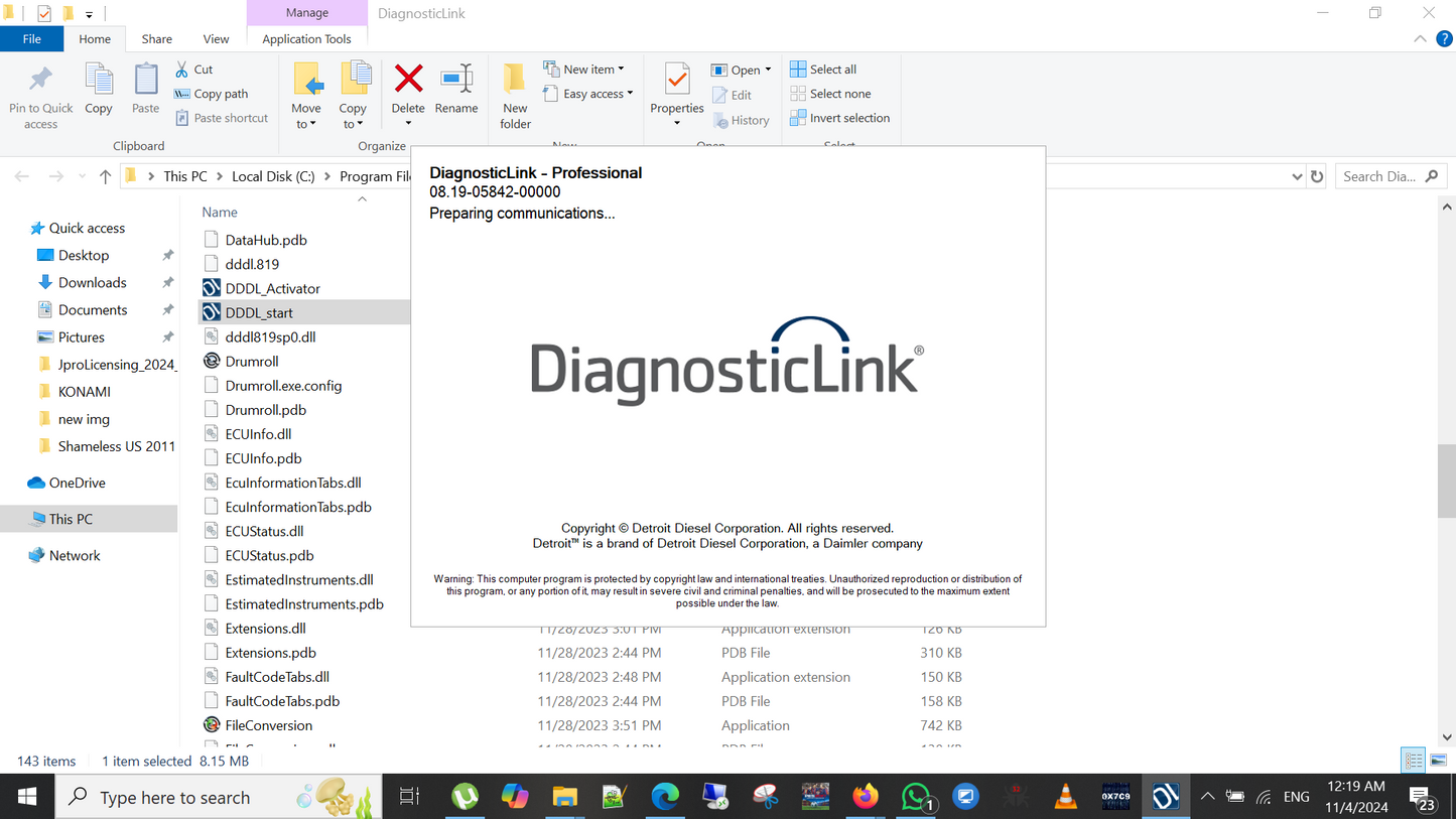 Detroit Diesel Diagnostic Link (DDDL 2025 Edition)