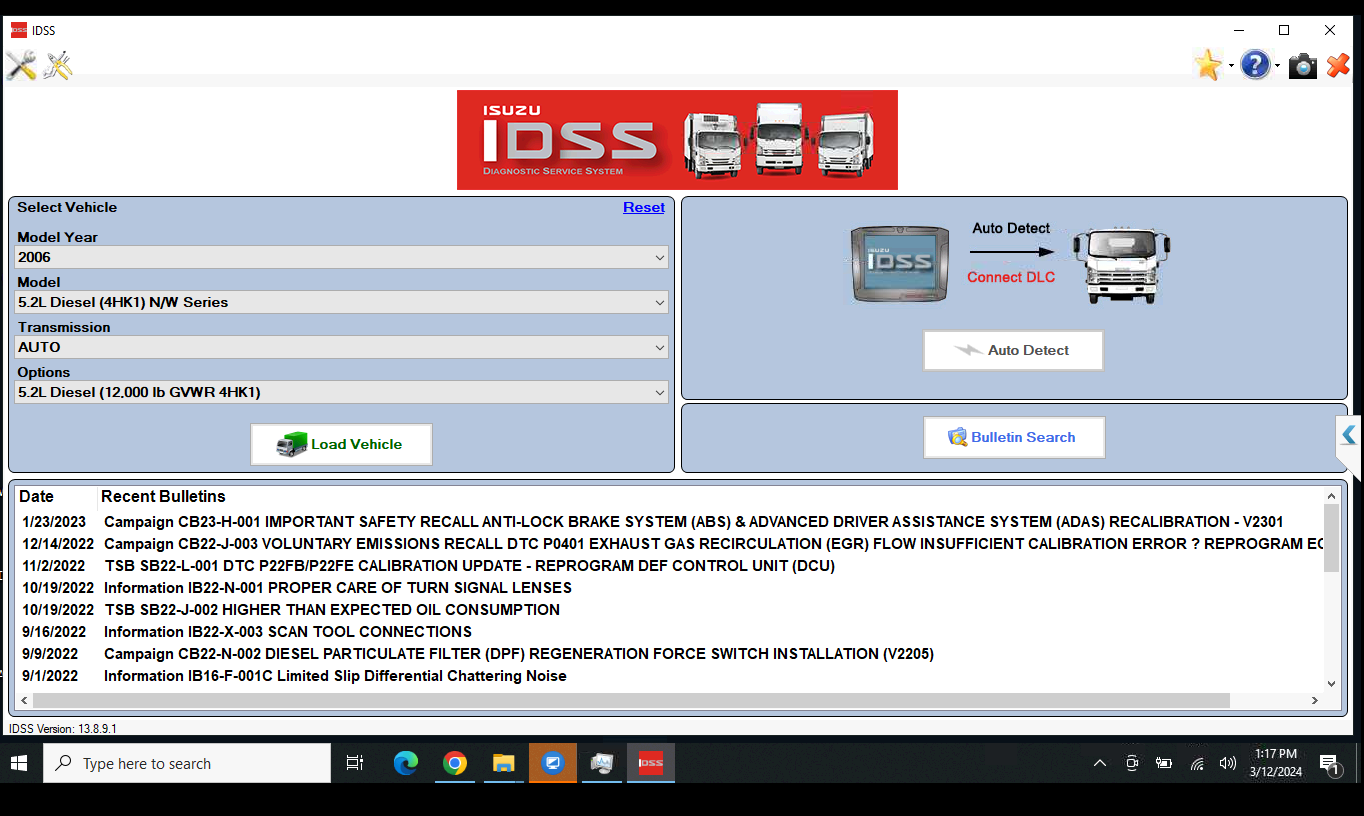 Isuzu US-IDSS – Dealer Diagnostic Software for Isuzu Trucks (2025)