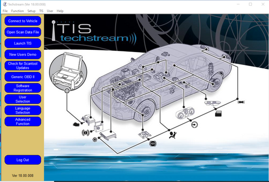 Toyota Techstream v18.x.x (Latest 2025 Version)